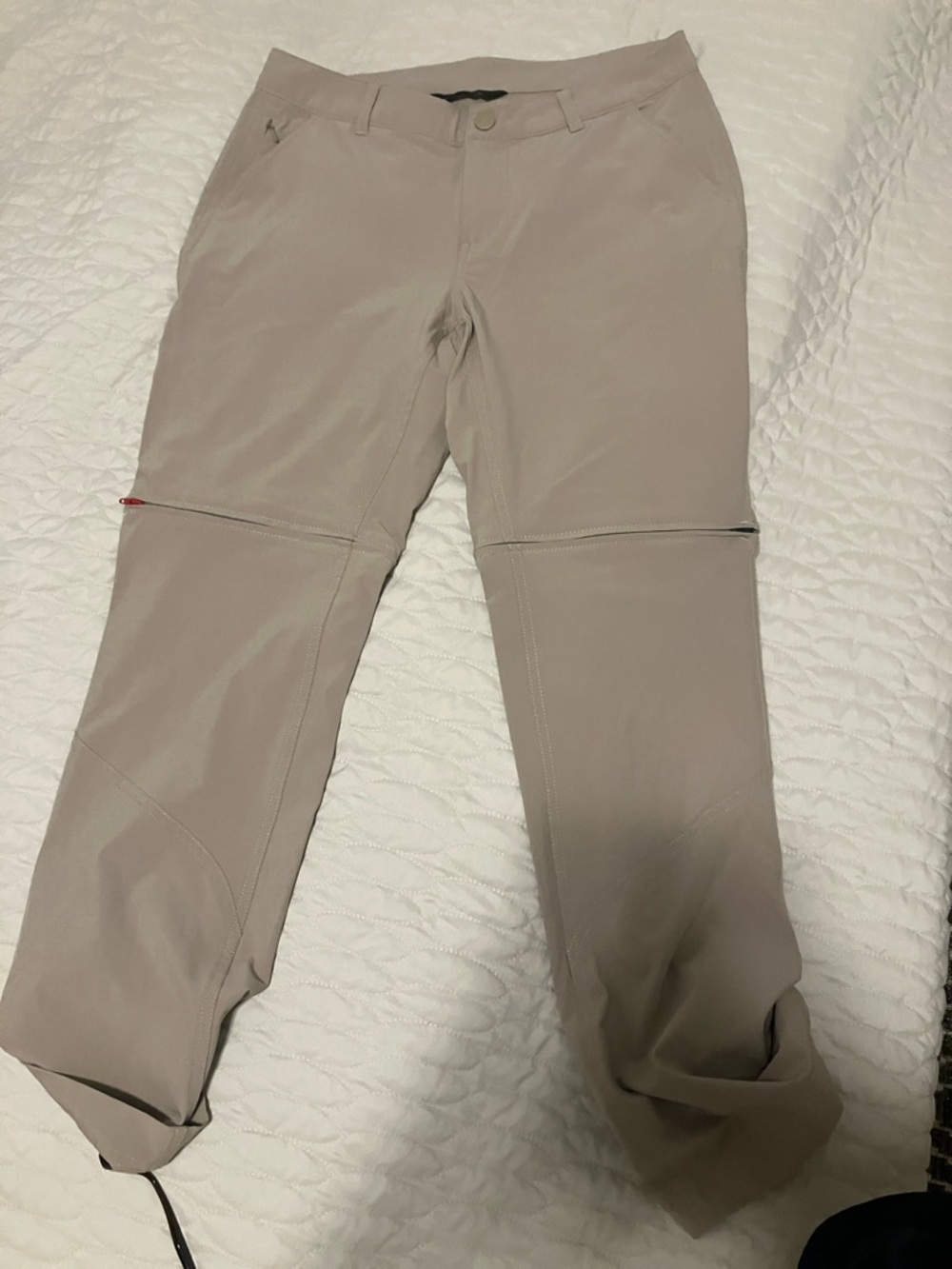 North Face Light Taupe Convertible Zip-Off Outdoor Pants (worn once)